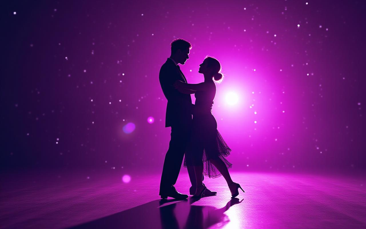 Artistic representation of digital safety and dance movement